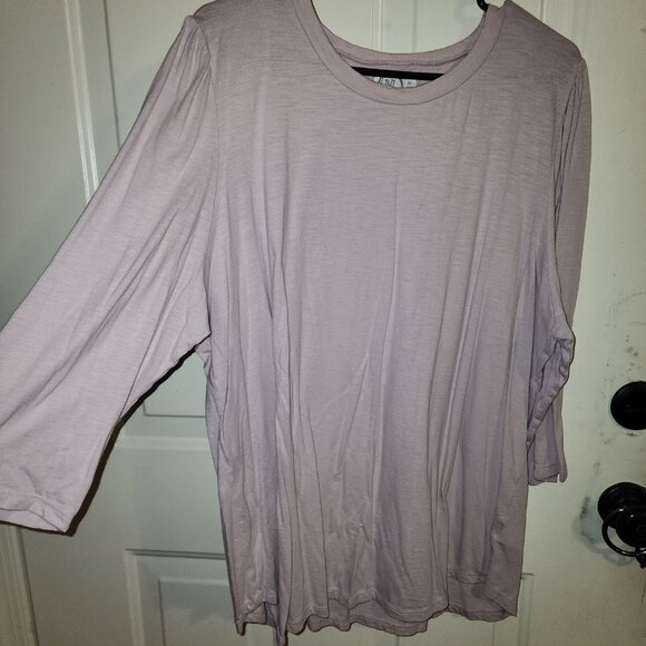 Maurcies 24/7 pink 3/4 sleeve tee shirt - Picture 2 of 4